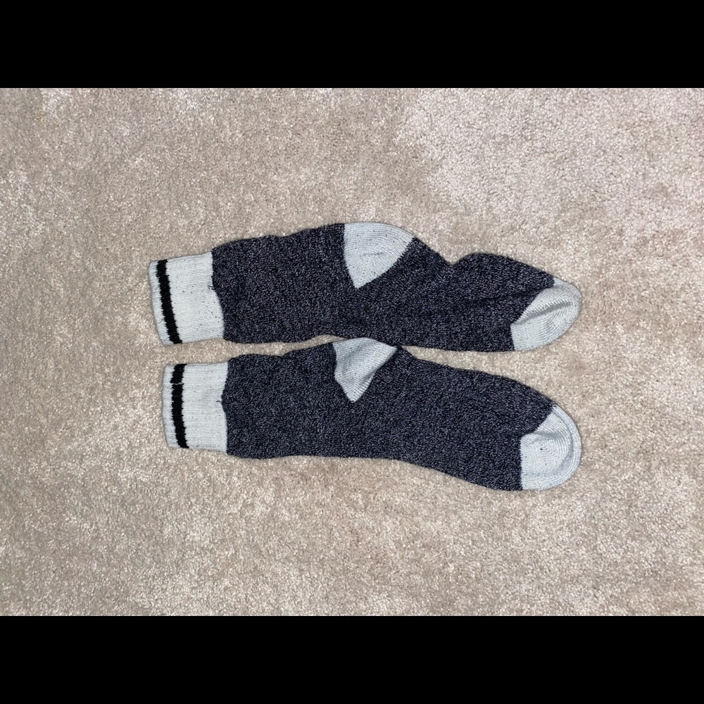 Black and White Boot Socks